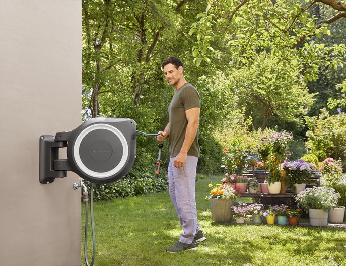 Gardena nástenný box na hadicu RollUp 30m L 18627-20