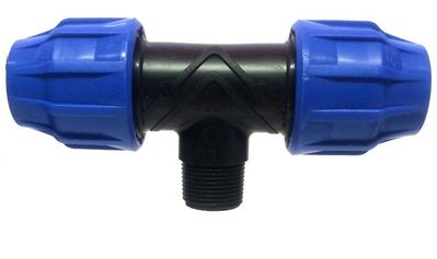 PE T-kus 20x1/2" vonkajší závit