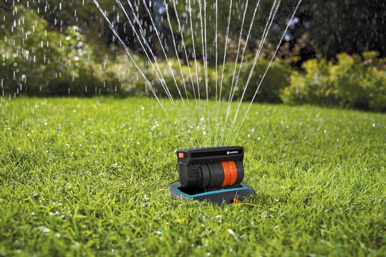Výsuvný štvorplošný zadažďovač Gardena OS 140